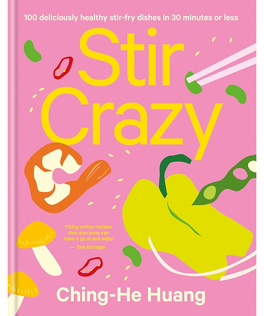Brumby Sunstate Stir Crazy book cover with colorful abstract artwork and bold title text.