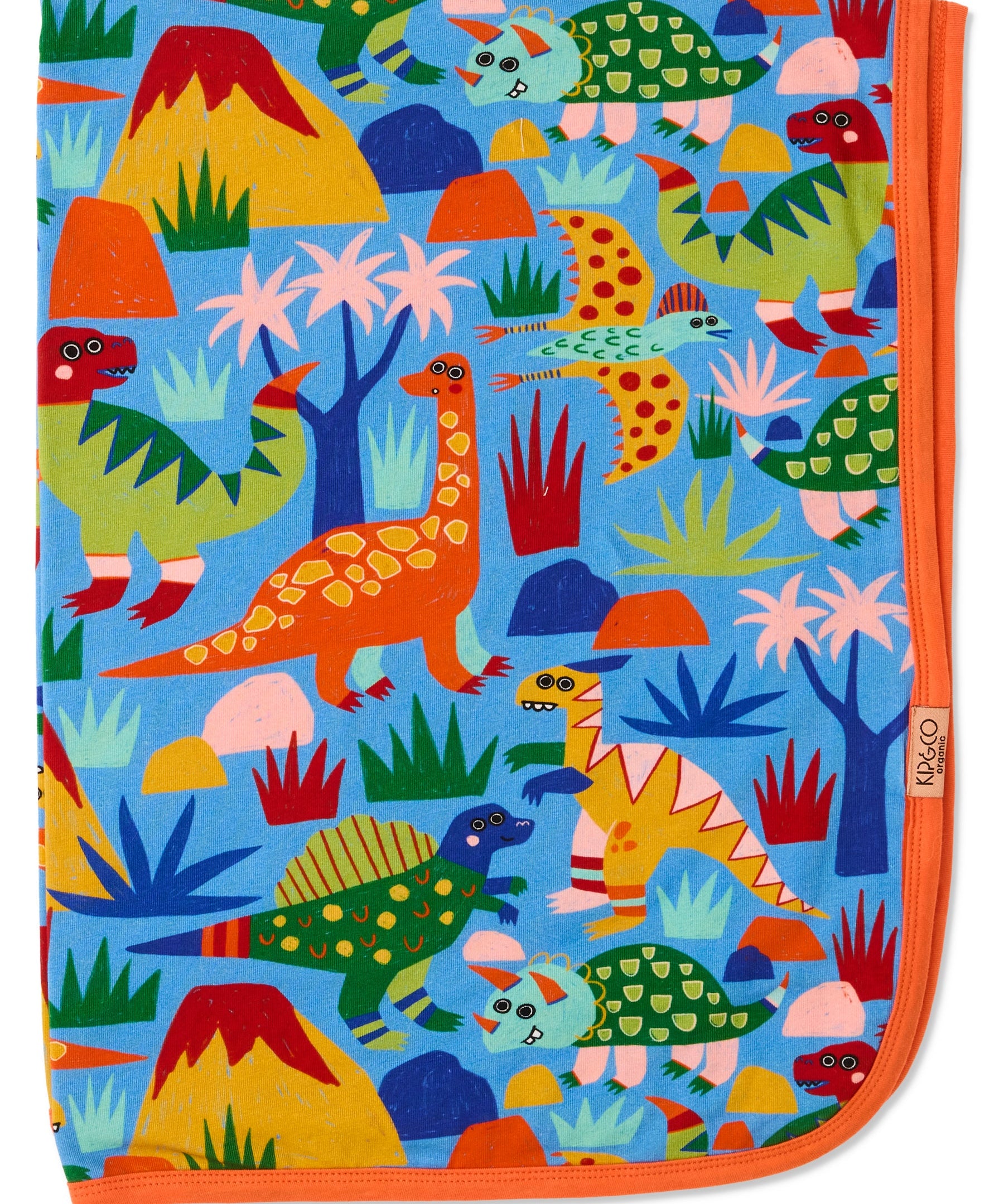 Kip & Co Dinosaur Roar Organic Cotton Snuggle Blanket