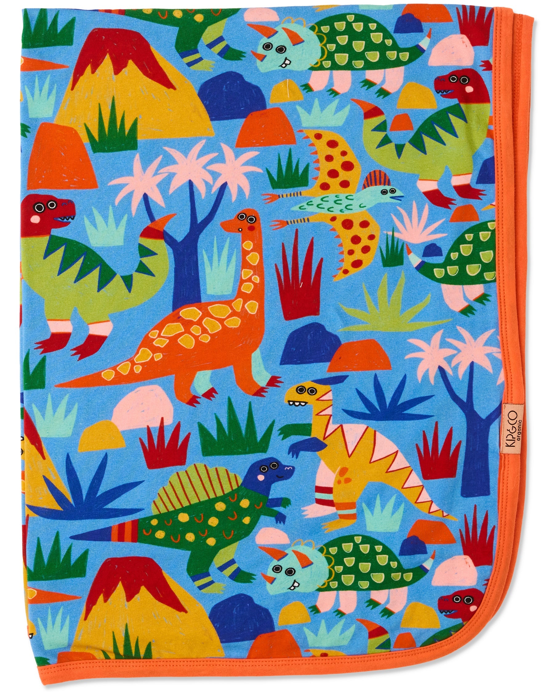 Kip & Co Dinosaur Roar Organic Cotton Snuggle Blanket