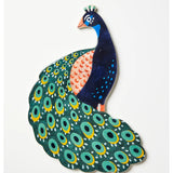 Jones & Co Canopy Peacock Wall Art, vibrant wall decor featuring a colorful peacock design on a decorative canvas.