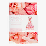 Petal & Pins floral apron featuring a Cécile Brünner rose design with vibrant flower patterns and adjustable ties.