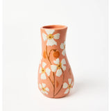 Jones & Co Juniper Vase in peach color, showcasing a smooth ceramic surface and elegant shape suitable for home decor.