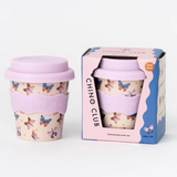 Chino Club Butterfly Baby Chino Cup, 4oz kids cup with butterfly design, suitable for young children.