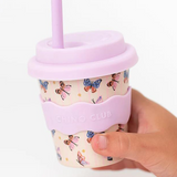 Chino Club Butterfly Baby Chino Cup 4oz for kids, featuring colorful butterfly design on small children's cup.