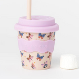 Chino Club Butterfly Baby Chino Cup 4oz, kids cup with butterfly design, made for young children, durable and child-friendly.