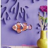 Studio Roof wall decor featuring a vibrant clownfish illustration, perfect for adding colorful marine life to your space.