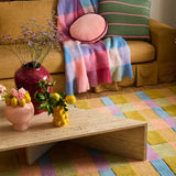Kip & Co Plum Jam velvet pea cushion with soft fabric and plump filling, featuring a stylish, vibrant purple design.