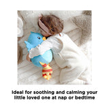 Soft plush toy from isAlbi's Ditty Bird collection, 30cm tall, featuring colorful fabric and detailed bird design.
