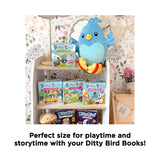 Soft plush toy from isAlbi's Ditty Bird collection, 30cm in size, featuring colorful fabric and a friendly bird design.