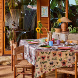 Kip & Co Pretty Pansy Tablecloth