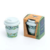 Chino Club Deadly Animals Baby Chino Cup 4oz featuring colorful animal illustrations on a kid-friendly cup.
