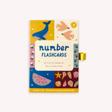 Illustrated number flashcards from Lauren Sissons Studio featuring colorful, educational designs for early childhood learning.