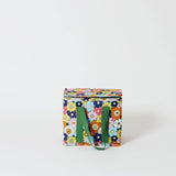 Project Ten Posy Mini Insulated Tote bag with floral pattern, compact size, and insulated interior for carrying food or drinks.