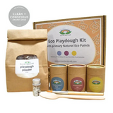 Eco Art and Craft Eco Playdough Kit for kids, includes colorful, natural playdough for creative art and craft activities.