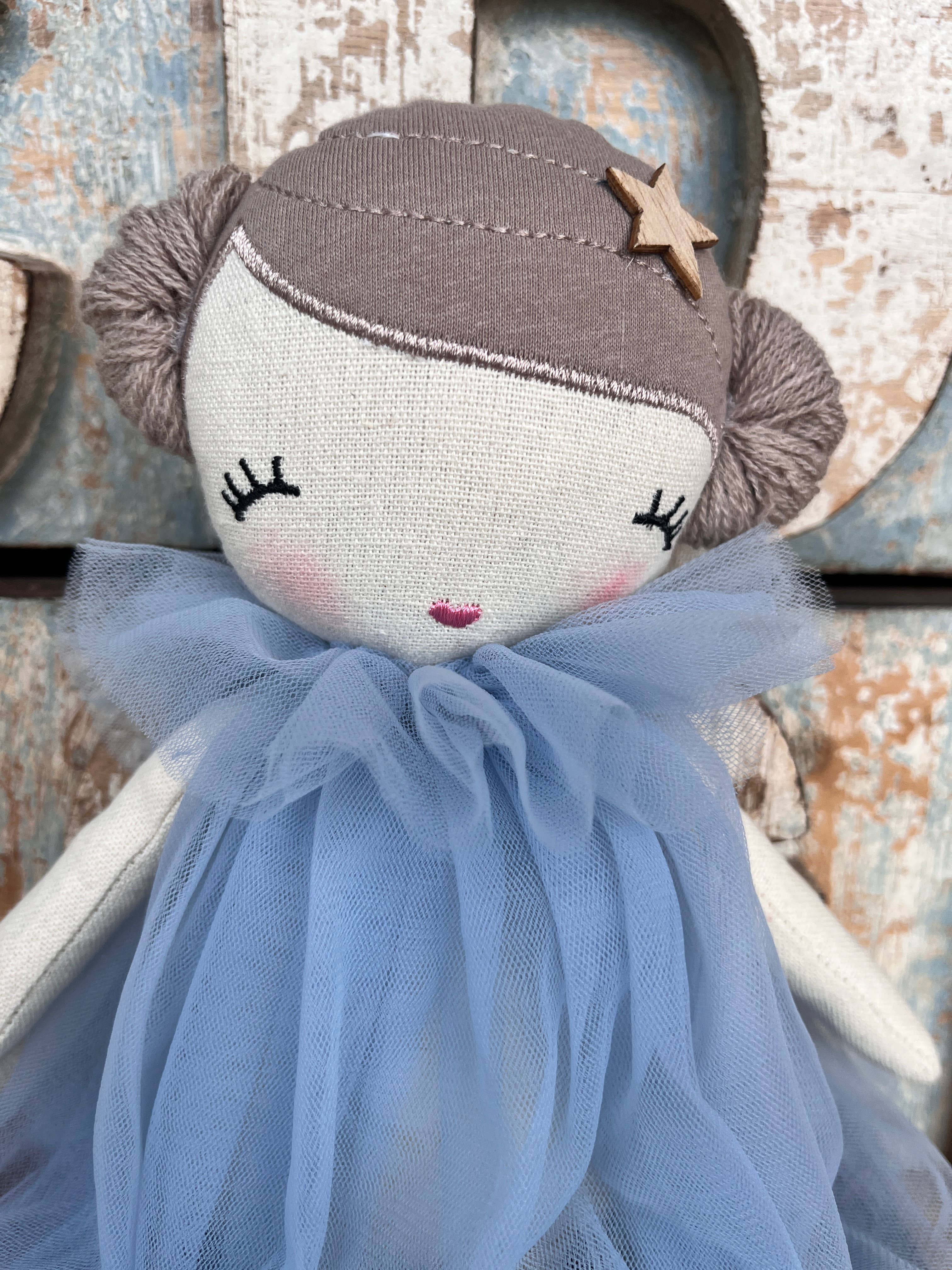 Colorful Amaranta Designs Ballerina Doll with pink tutu and ballet shoes, showcasing intricate costume details and cheerful expression.