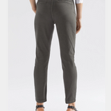 Olive green Elk Mysa Jean in a relaxed fit, featuring classic denim styling and visible stitching.