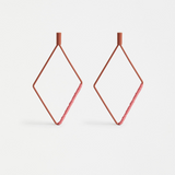 Elk Nett Drop Earrings in copper with delicate, layered design and hook-style clasps, hanging gracefully from the ears.