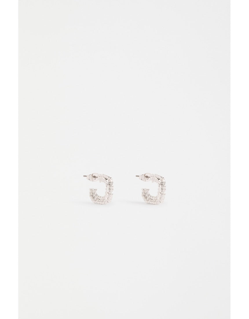 Silver Elk Hiva Mini Hoop Earrings from ELK The Label featuring small, sleek hoop design with a polished finish.