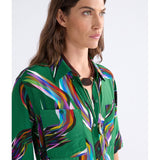 Metz Long Dress by Elk in Facet Print - view 3