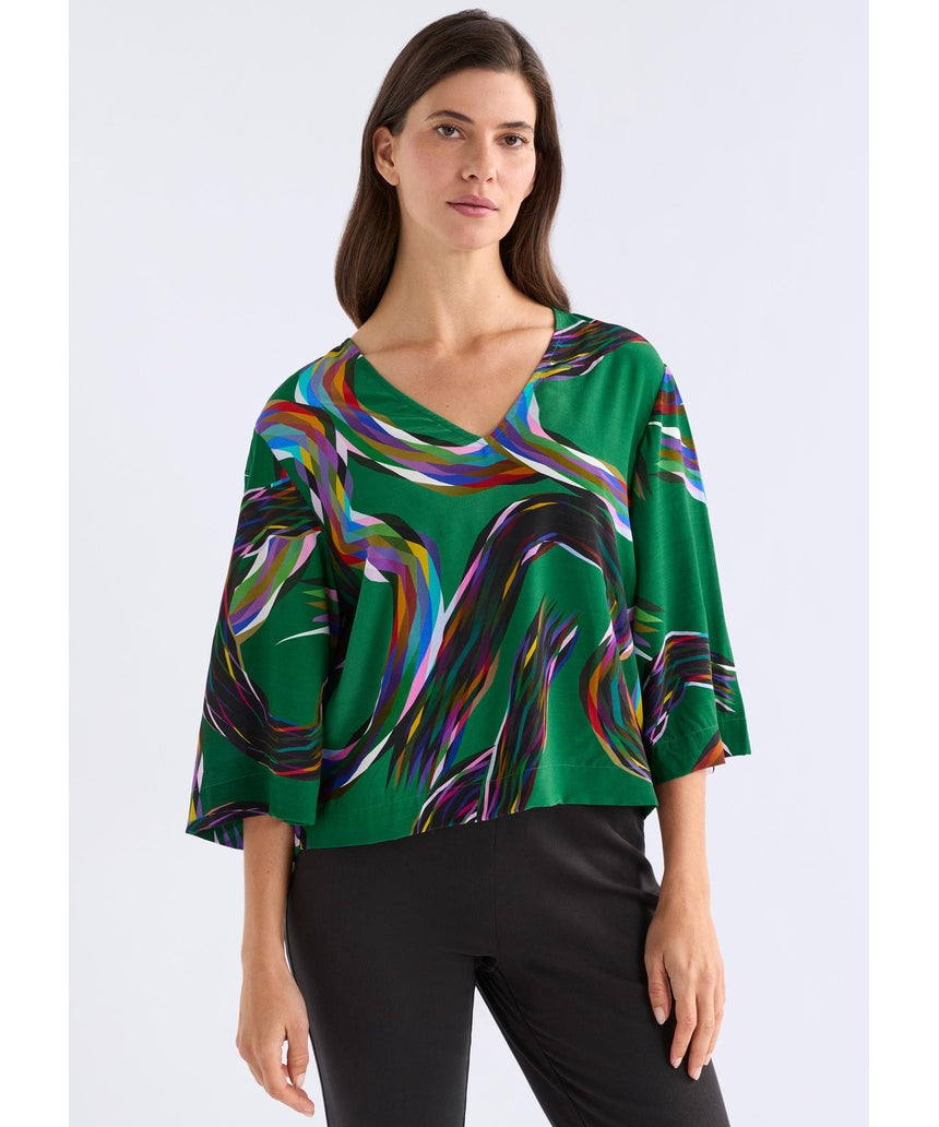 Metz Top by Elk in Facet Print - view 2
