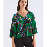 Metz Top by Elk in Facet Print - view 2