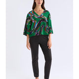 Metz Top by Elk in Facet Print - view 3