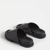 Black Elk Etin Slide shoes featuring a sleek design and comfortable straps, perfect for casual wear.