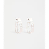 Silver Elk Skeni Earring by ELK The Label featuring a sleek, modern design with smooth silver finish and minimalist style.