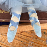 Amaranta Designs ballerina doll with pink tutu and ballet shoes, featuring detailed face and hair, standing in a graceful pose.