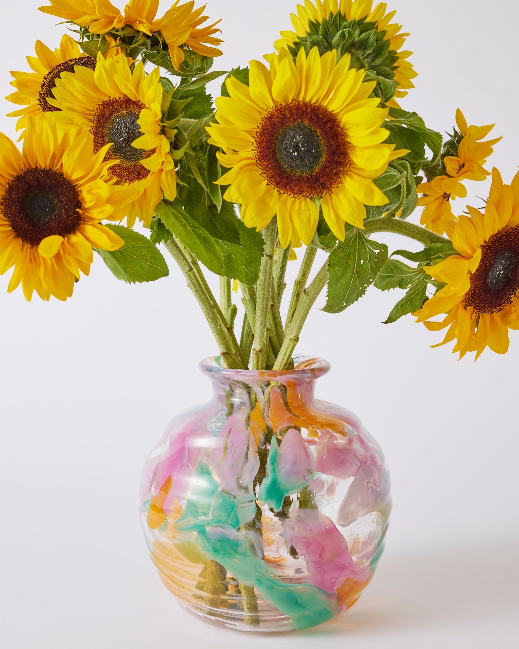 Kip & Co Swirl Sorbet Round Vase