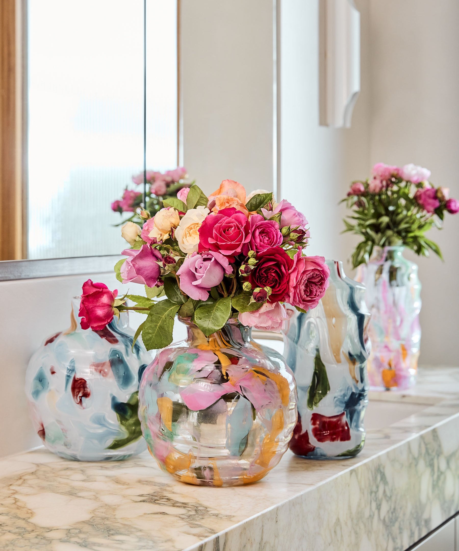 Kip & Co Swirl Sorbet Round Vase