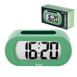 Green Fisura Gummy Alarm Clock with playful gummy-shaped design and digital display, perfect for bedside use.