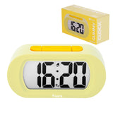 Yellow Fisura Gummy Alarm Clock, a playful clock with a gummy candy design, featuring clear clock face and playful appearance.