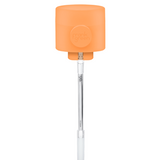 Frank Green drinkwear switch lid with straw and strap, blush color, designed for reusable bottles and easy hydration.