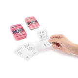 isAlbi Pop Culture Trivia game featuring colorful question cards and game pieces on a vibrant background.