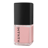 Hanami Cosmetics April Sun In Cuba nail polish bottle with bright yellow polish, showcasing vibrant, sunny nail color.