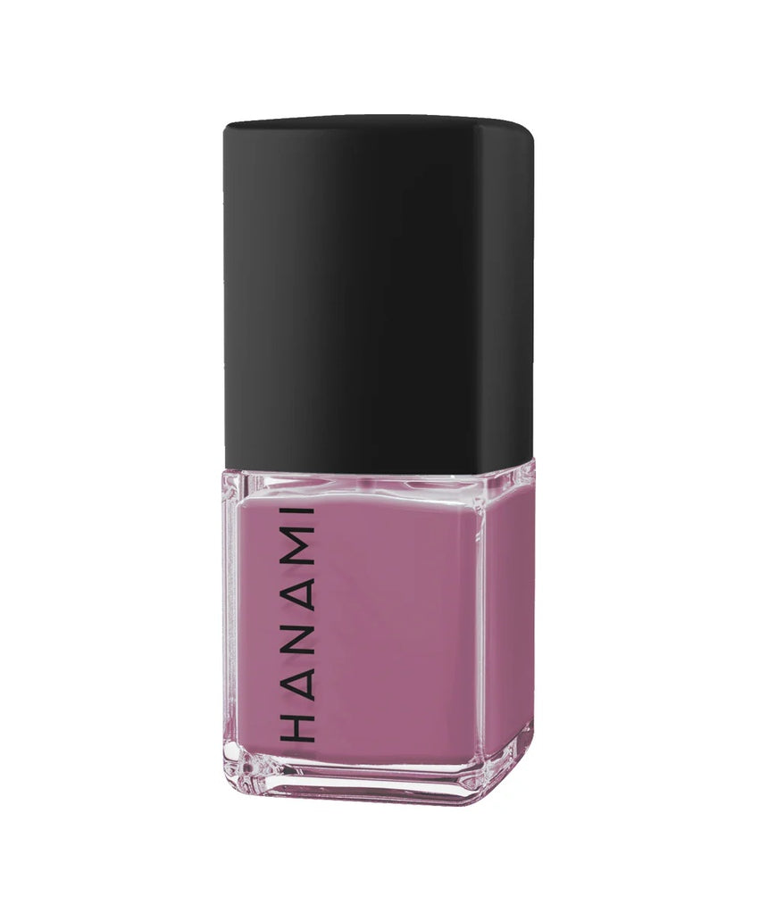 Hanami Cosmetics Fade Into You Jelly Nail Polish in a translucent, pastel pink shade, displayed on a white background.