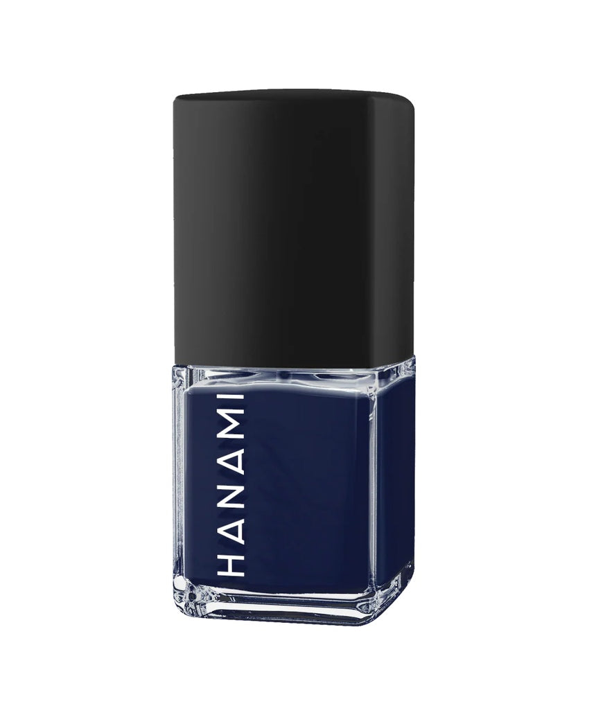 Hanami Ophelia nail polish bottle from Hanami Cosmetics with a sleek, colorful design and the polish shade visible in the image.