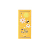 Wild Emery Honey Mini Lip Balm in a sleek lipstick tube with honey-colored packaging, designed for nourishing lip care.