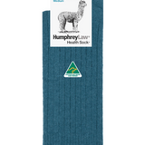 Humphrey Law medium alpaca socks in powder pink, soft and cozy with a comfortable knit texture.