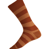 Humphrey Law fine merino and baby alpaca socks in small size, featuring a cozy berry-colored knit pattern.