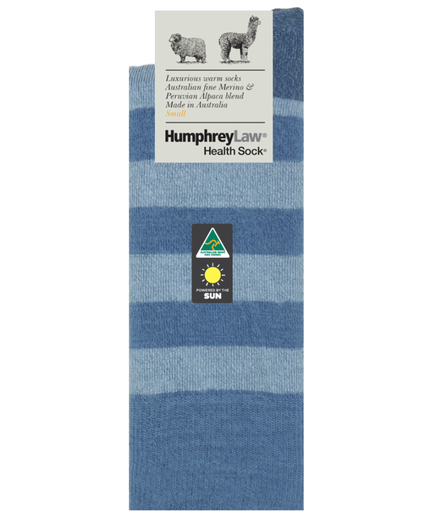 Humphrey Law fine merino and baby alpaca socks in small size, featuring a cozy, soft knit in berry color.
