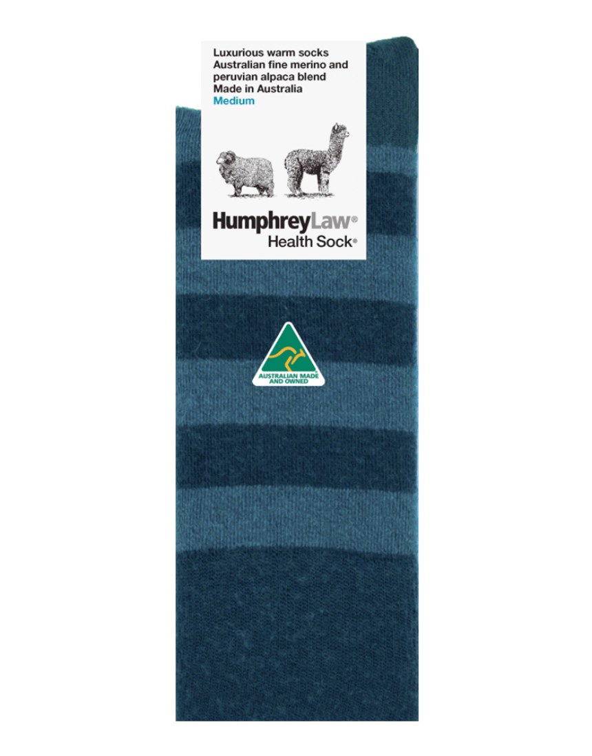 Humphrey Law Fine Merino & Baby Alpaca Socks in medium size, featuring soft, warm fabric in a berry color.