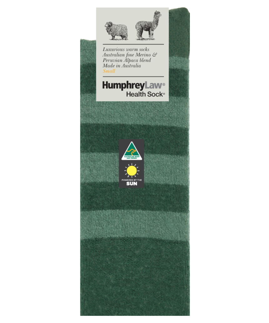 Humphrey Law fine merino and baby alpaca socks in medium size, soft and warm, with a berry color and comfortable fit.