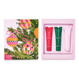 Huxter Adorned Christmas Hand Cream Gift Set with three festive scented hand creams in decorative packaging.