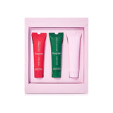Huxter Adorned Christmas Hand Cream Gift Set with three festive scented hand creams arranged in decorative packaging.
