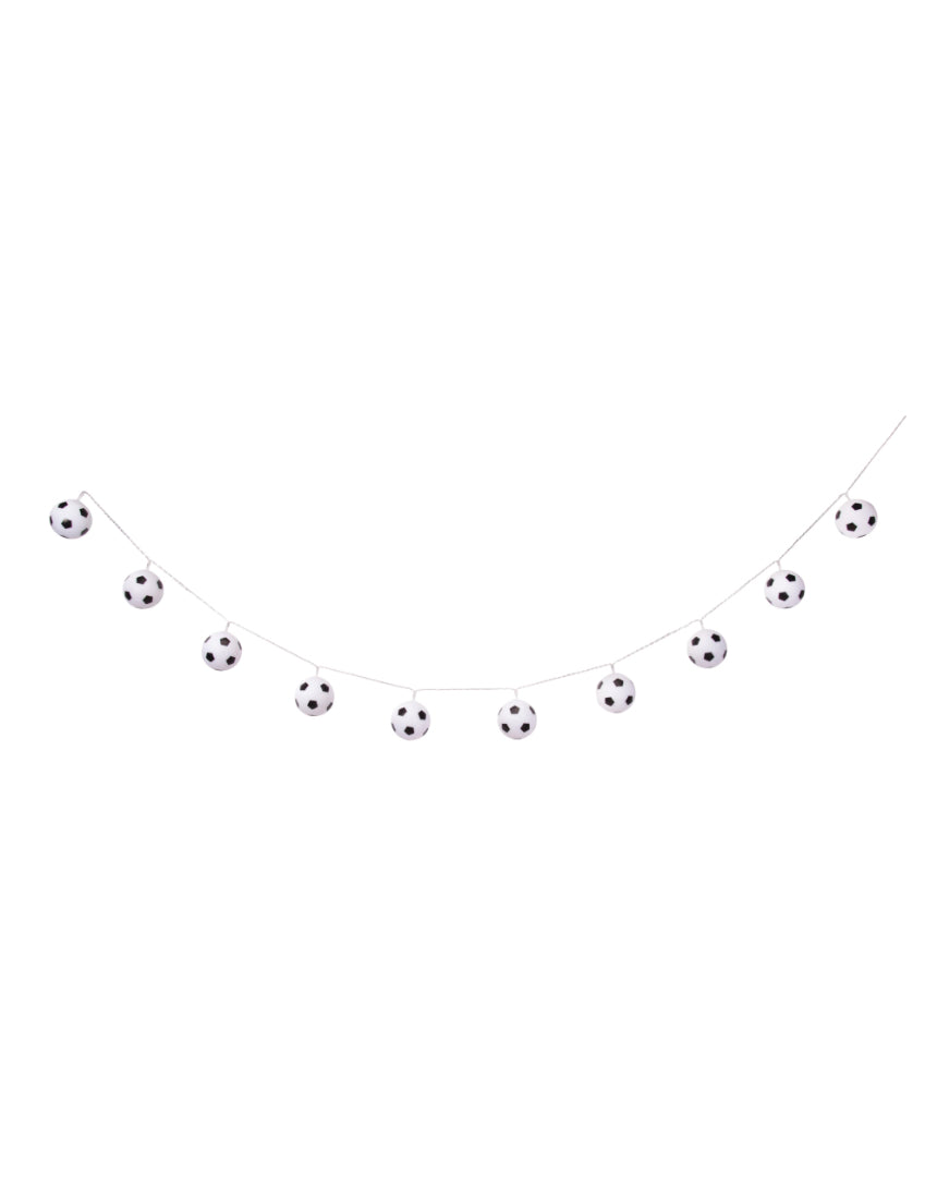 isAlbi Illuminate String Lights Soccer-themed string light with glowing soccer ball bulbs for outdoor or indoor decoration