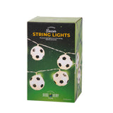 isAlbi Illuminate String Lights Soccer design, decorative string light with soccer ball motifs for outdoor or indoor use