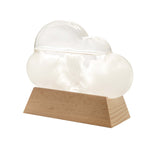 isAlbi Cloud Weather Station homeware device displaying weather forecast on screen with digital icons and outdoor sensor attachments.