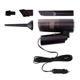 isAlbi Deluxe Car Vacuum Cleaner and Pump for car cleaning, showing compact handheld device and accessories for interior cleaning.